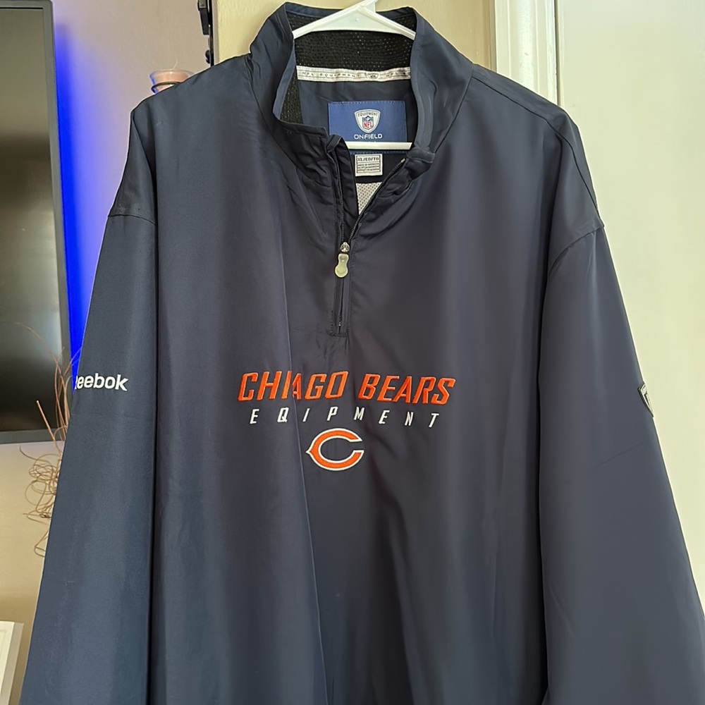Chicago Bears 1/4 zip pull over